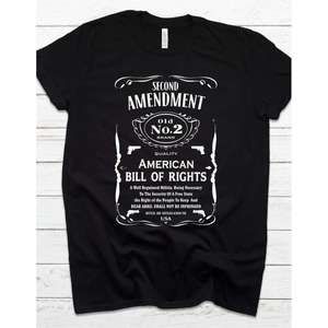 2Nd Amendment T Shirt Bill Of Rights